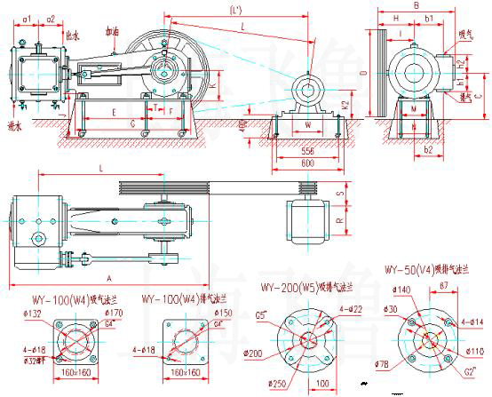 WY-50(V5)WY-100(W4)WY-200(W5)(f)ʽձðbߴD